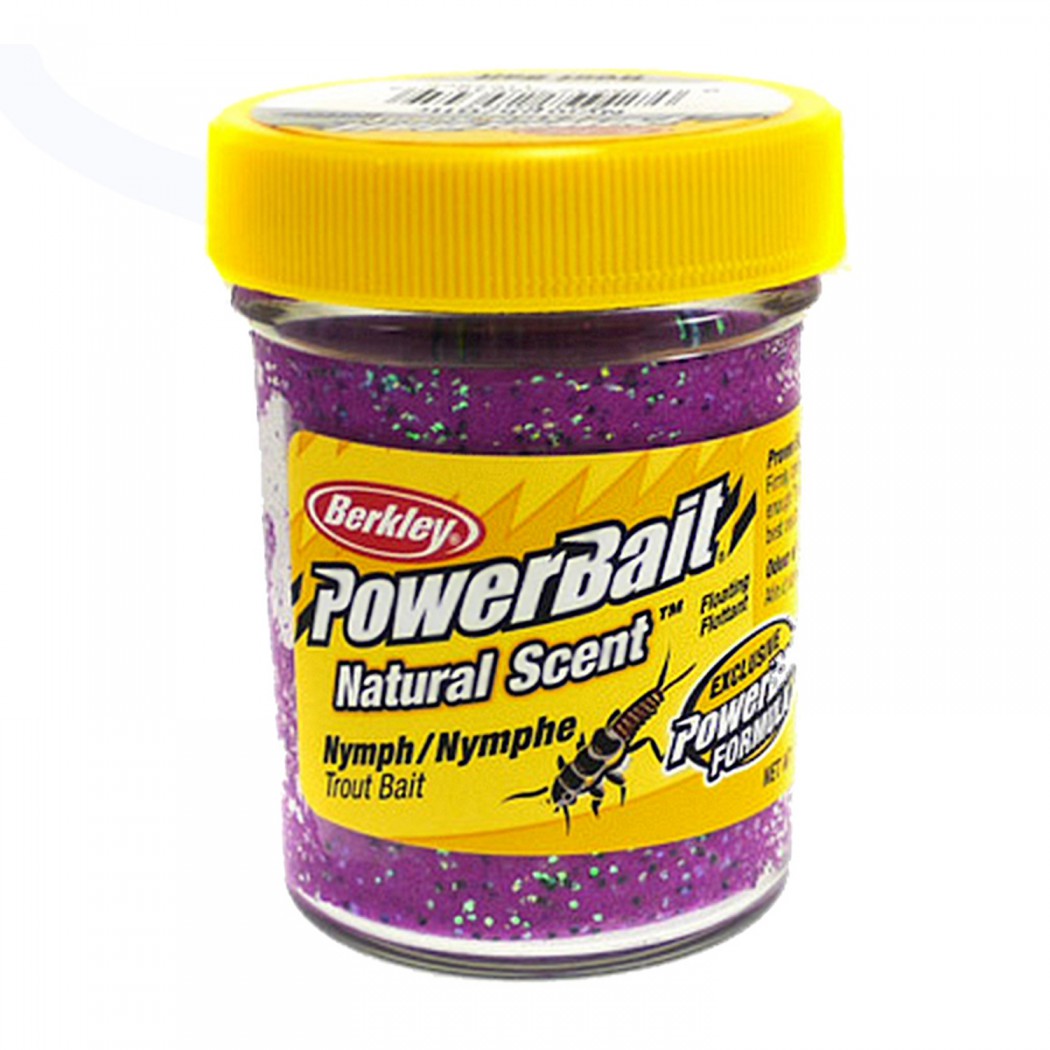 Паста форелевая Berkley Powerbait Natural Scent Trout Bait 50гр Cheese/Glitter